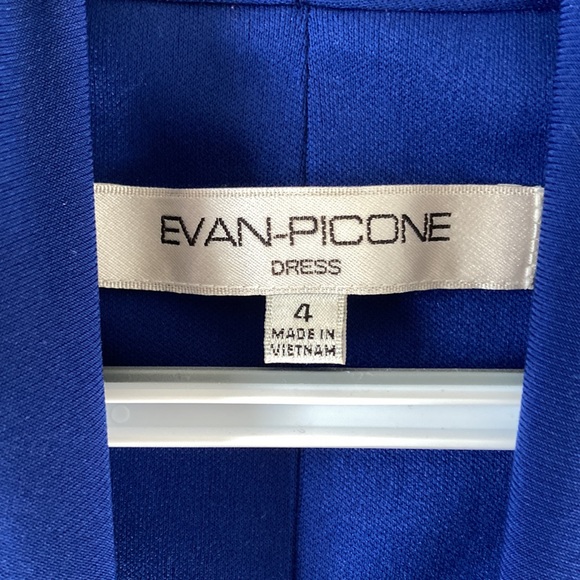 Like New EVAN-PICONE Women’s Blackberry Ruched Waistbanded Midi Dress - Picture 8 of 9